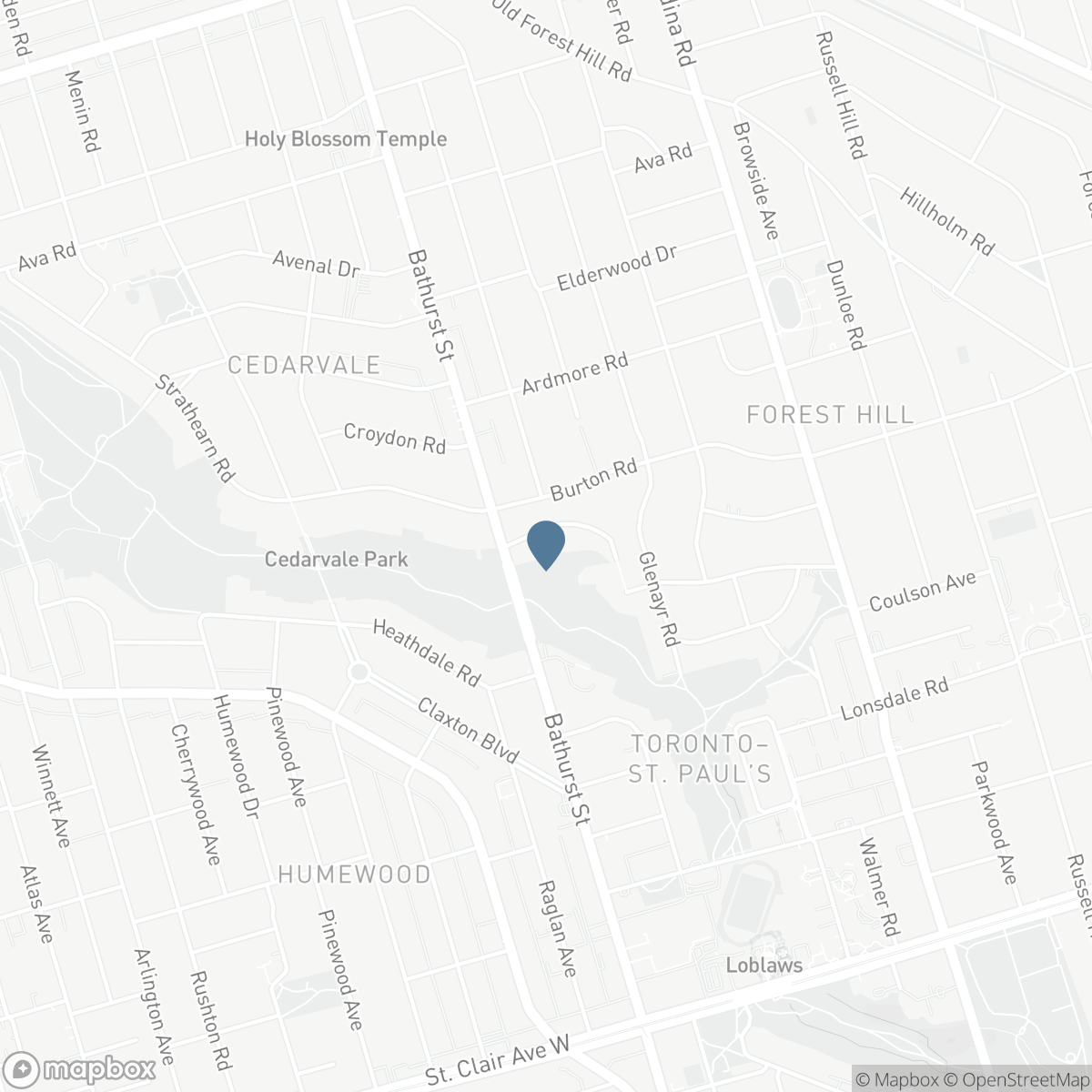 11 RIDGEWOOD ROAD, Toronto, Ontario M5P 1T4